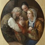 Первый визит молодой матери к родителям, 1869