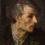 Голова мужчины, 1857