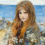 Девочка на пляже, н/д