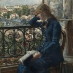 Девушка у окна, 1881